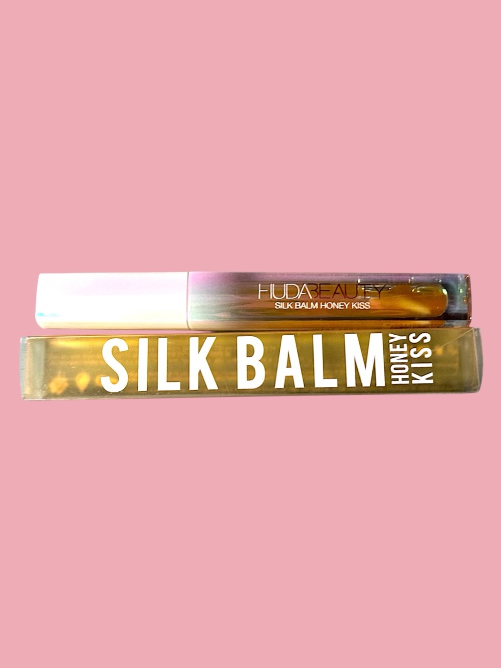 Huda Beauty Silk Balm Hydrating & Nourishing Lip Balm Queen Bee 0.11 Oz NWT $35